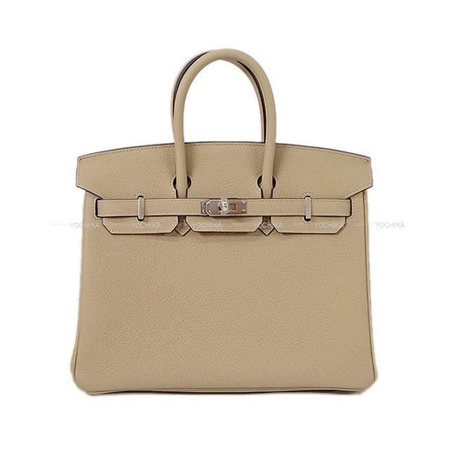 HERMES エルメス ハンドバッグ バーキン25 トレンチ トゴ シルバー金具 新品未使用
