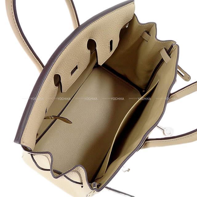 HERMES エルメス ハンドバッグ バーキン25 トレンチ トゴ シルバー金具 新品未使用