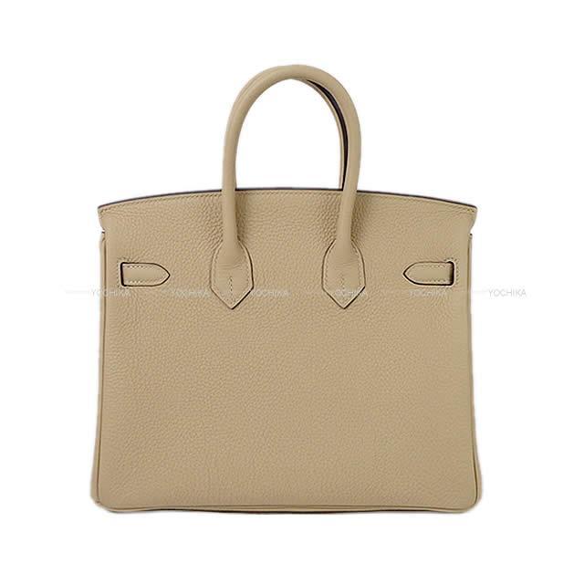 HERMES エルメス ハンドバッグ バーキン25 トレンチ トゴ シルバー金具 新品未使用