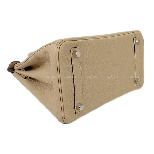 HERMES エルメス ハンドバッグ バーキン25 トレンチ トゴ シルバー金具 新品未使用