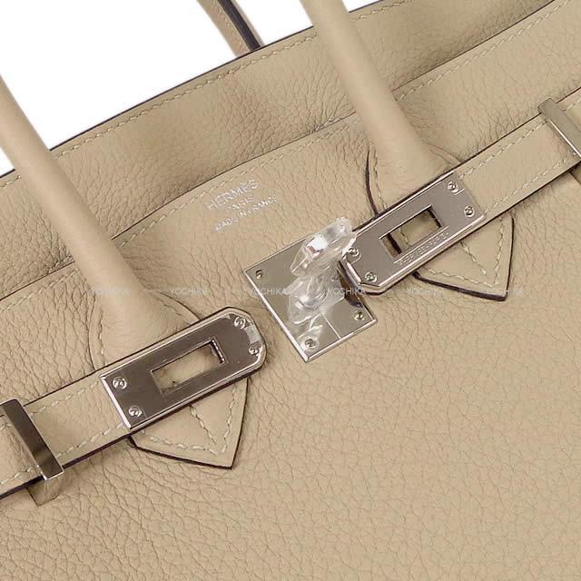 HERMES エルメス ハンドバッグ バーキン25 トレンチ トゴ シルバー金具 新品未使用