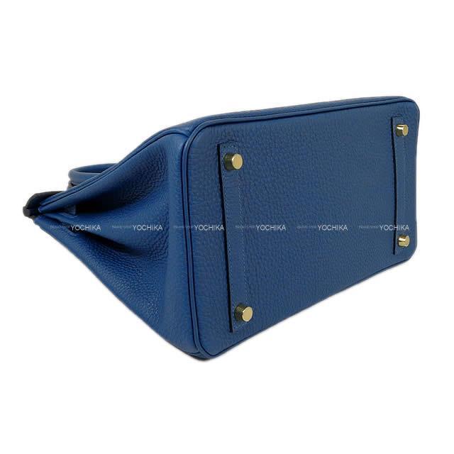 HERMES エルメス ハンドバッグ バーキン30 ディープブルー トゴ ゴールド金具 新品