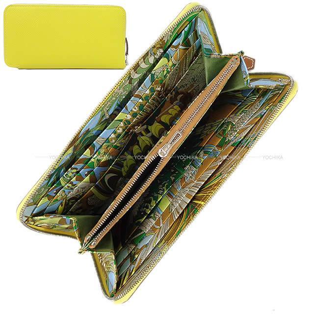 HERMES エルメス 長財布 アザップシルクイン 空想の植物誌 Fantaisie  