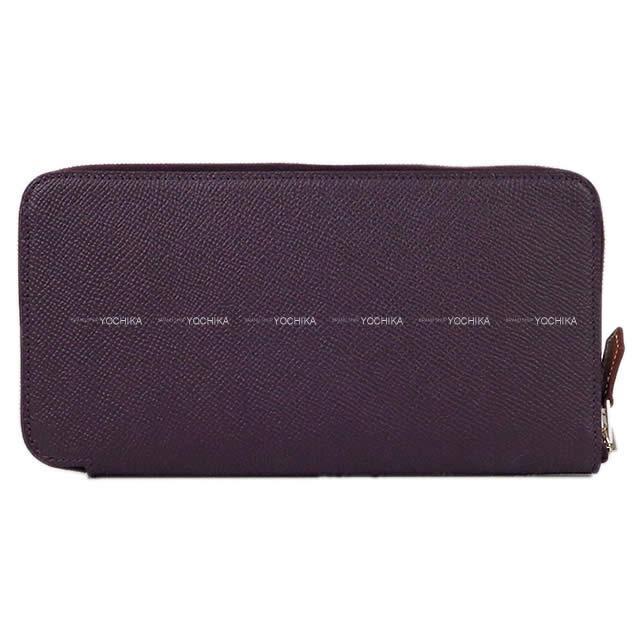 最終価格‼️【新品同様✨️箱付き】エルメス　アザップ　ローズアザレ　長財布 HERMES（エルメス） 長財布 アザップ シルクイン ヴォーエプソン C刻印