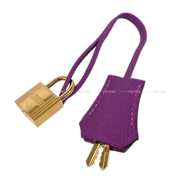 HERMES エルメス ハンドバッグ ケリー25 内縫い アネモネ トゴ ゴールド金具 新品