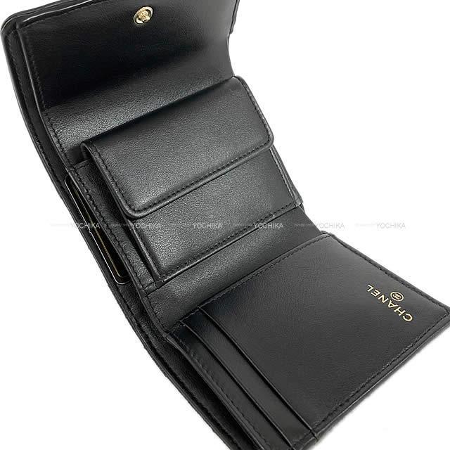 2020年 クルーズ CHANEL シャネル マトラッセ ビッグ ココマーク コインケース付 三つ折 コンパクト財布 新品
