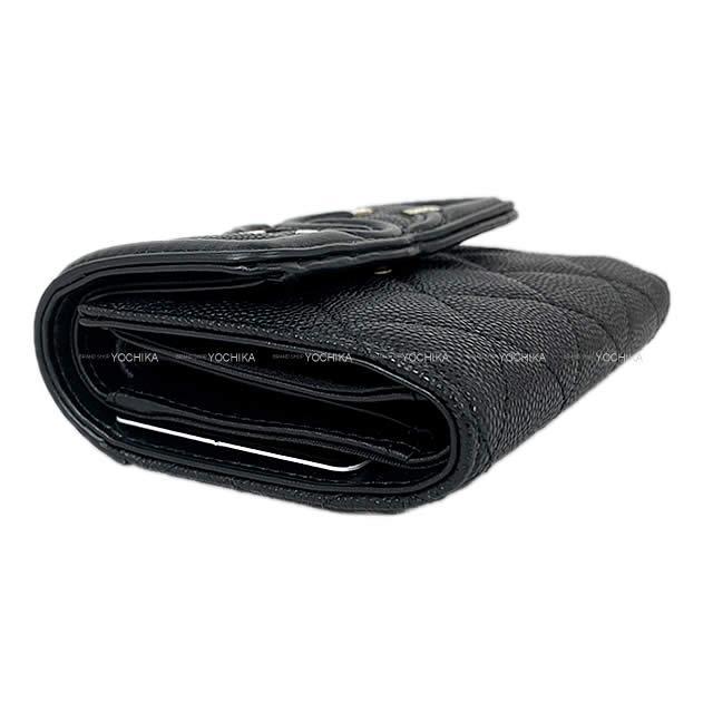 2020年 クルーズ CHANEL シャネル マトラッセ ビッグ ココマーク コインケース付 三つ折 コンパクト財布 新品