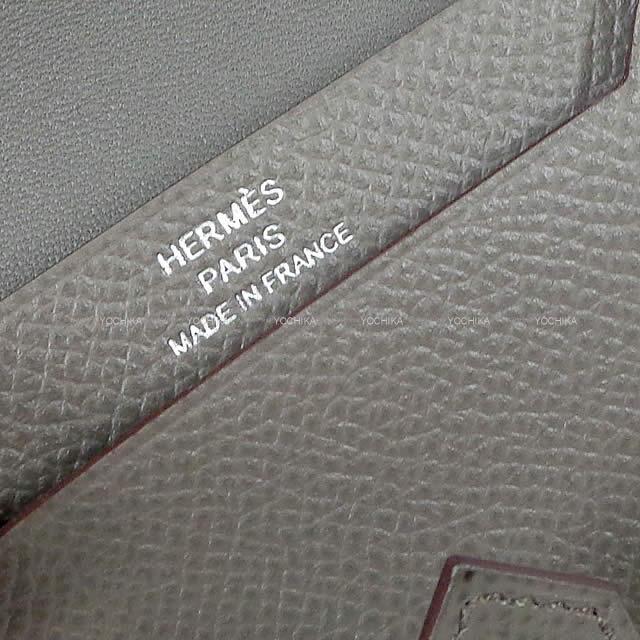HERMES エルメス ベアン カードケース 名刺入れ エタン エプソン シルバー金具 新品未使用