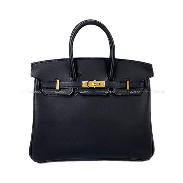 HERMES エルメス ハンドバッグ バーキン25 黒(ブラック) ヴォージョナサン ゴールド金具 新品