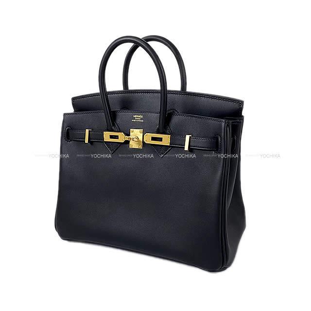 HERMES エルメス ハンドバッグ バーキン25 黒(ブラック) ヴォージョナサン ゴールド金具 新品