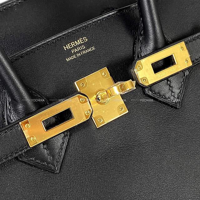 HERMES エルメス ハンドバッグ バーキン25 黒(ブラック) ヴォージョナサン ゴールド金具 新品