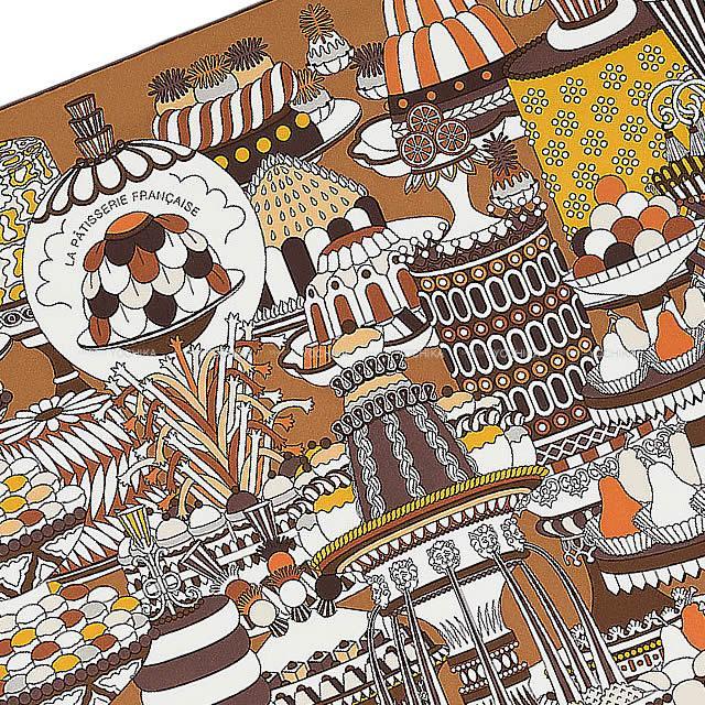 2019年秋冬 HERMES エルメス スカーフ カレ90 "パティスリー フランセーズ