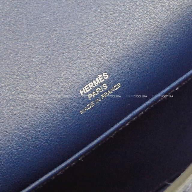 2020年 春夏 新作 HERMES エルメス ハンドバッグバッグ ポシェットケリー ネイビー スイフト シルバー金具 新品