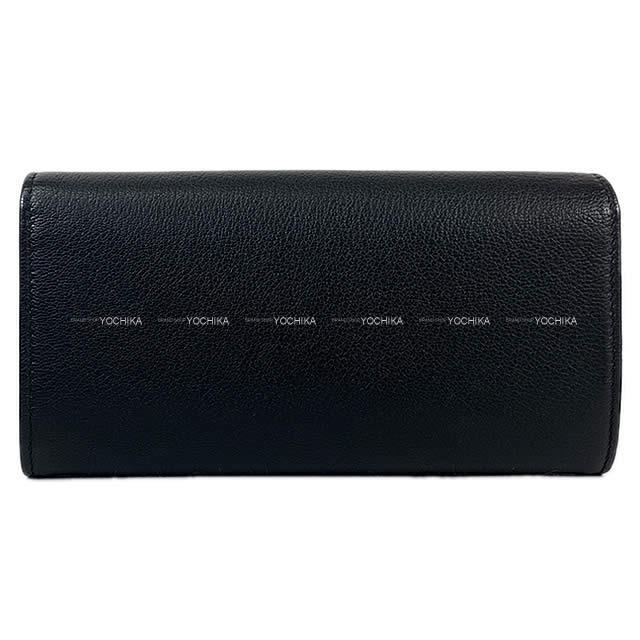 CHANEL シャネル ココマーク フラワー 花 プリント ファスナー付 フラップ 長財布 黒(ブラック)/白AP0262 新品