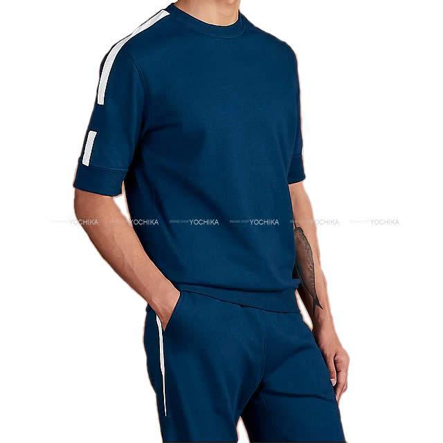 HERMES エルメス メンズ スウェット 半袖 ハーフパンツ 上下セット ジョギング Tシャツ #M 新品