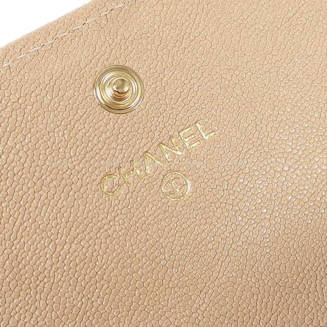 CHANEL シャネル ボーイシャネル マトラッセ フラップ 長財布 ベージュ グレインドカーフ A80286 新品未使用