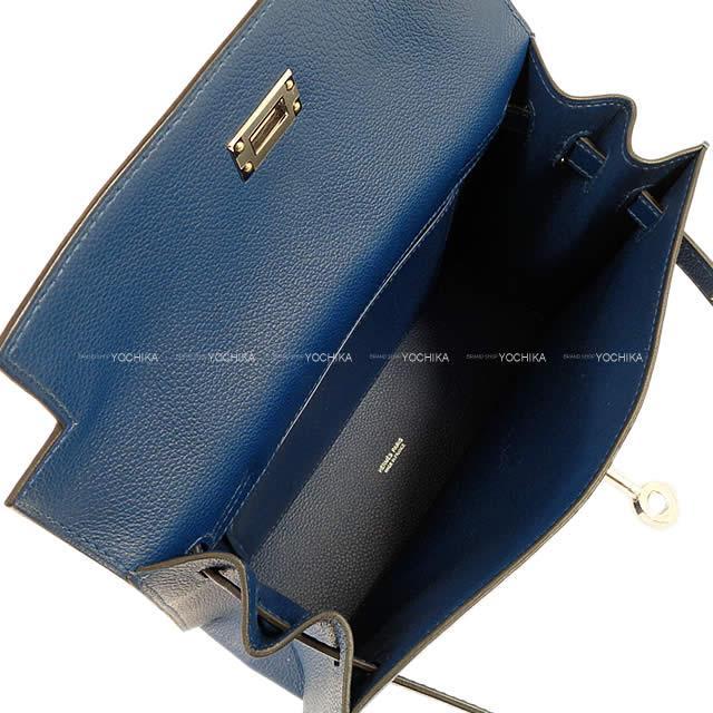 HERMES エルメス バッグ 4Way ケリーダンス2 ディープブルー エバーカラー シルバー金具 新品