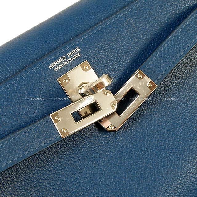 HERMES エルメス バッグ 4Way ケリーダンス2 ディープブルー エバーカラー シルバー金具 新品