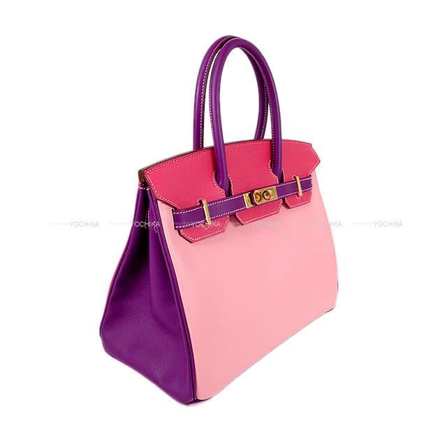 HERMES エルメス ハンドバッグ バーキン30 スペシャルオーダー トリコロールカラー エプソン 新品未使用