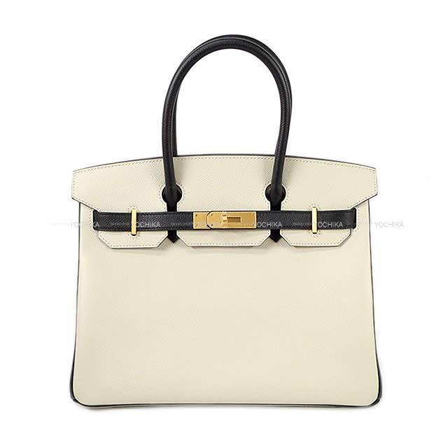 HERMES エルメス バーキン30 スペシャルオーダー クレ/黒 (ブラック) エプソン マットゴールド金具 新品未使用