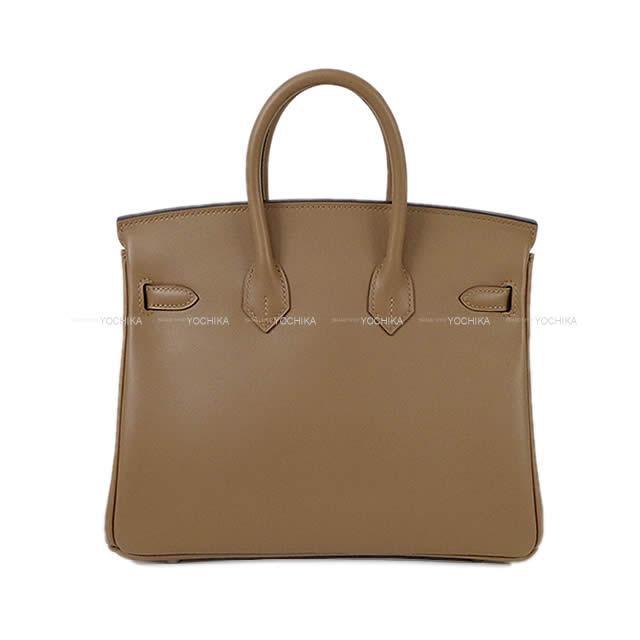 HERMES エルメス ハンドバッグ バーキン25 ベージュ ドゥ ワイマール ヴォージョナサン シルバー金具 新品