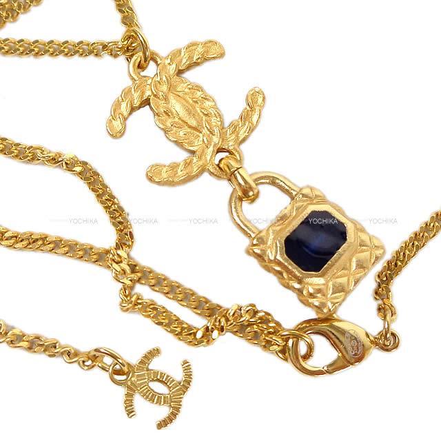 2020年 クルーズ CHANEL シャネル ココマーク 南京錠 カデナ チェーン & カラーストーン AB3117 新品