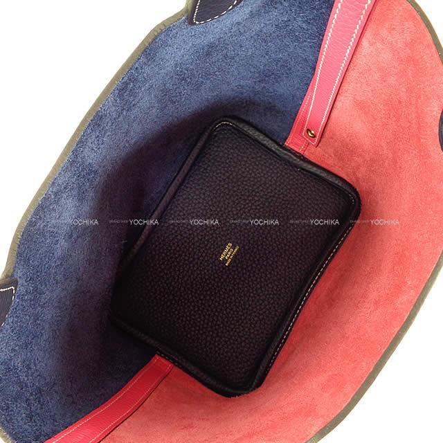 エルメス ハンドバッグ ピコタンロック 18 PM カザック ヴェールボスフォール/ディープブルー トリヨン 新品
