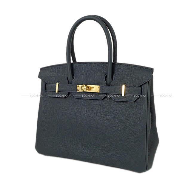 HERMES エルメス ハンドバッグ バーキン30 ヴェールルソー トゴ ゴールド金具 新品