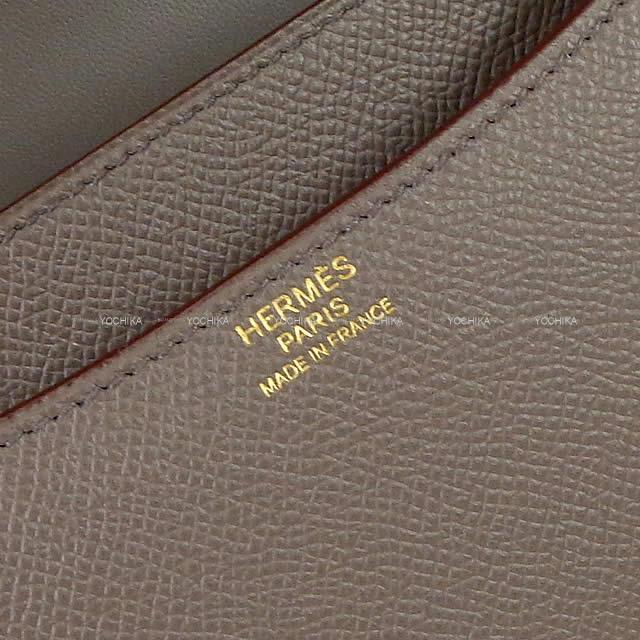 HERMES エルメス ショルダーバッグ コンスタンス3 24 エタン エプソン ローズゴールド金具 新品