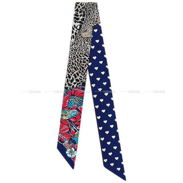 【新品未使用】エルメス ジャングルラブラブ ツイリー レオパード柄 スカーフ HERMES エルメス スカーフ ツイリー Jungle Love ジャングルラブ