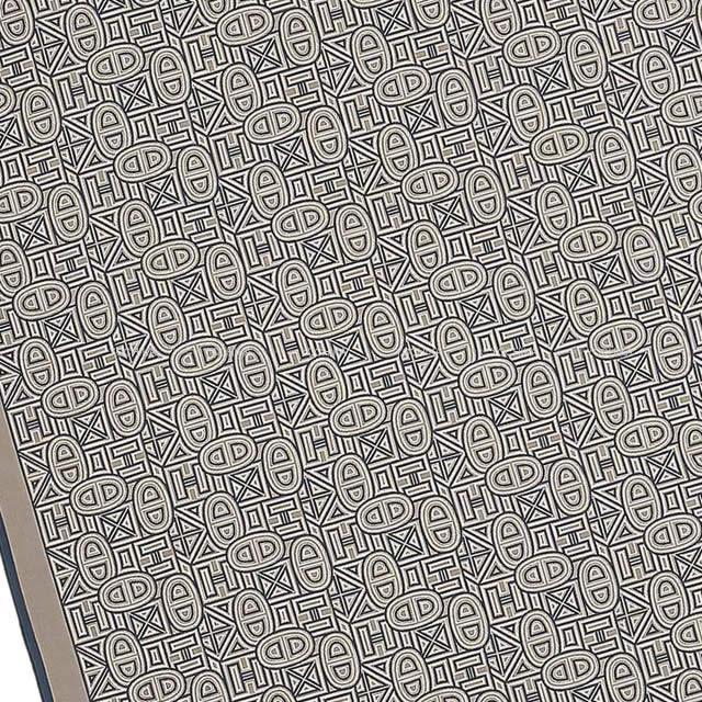 HERMES エルメス ショール カレH 140 "TINOS" トープ/白/マリン シルク100% 新品