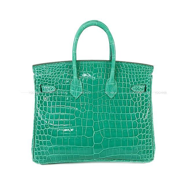 良品 HERMES エルメス ヴィンテージ クロコダイル ポロサス ハンド  