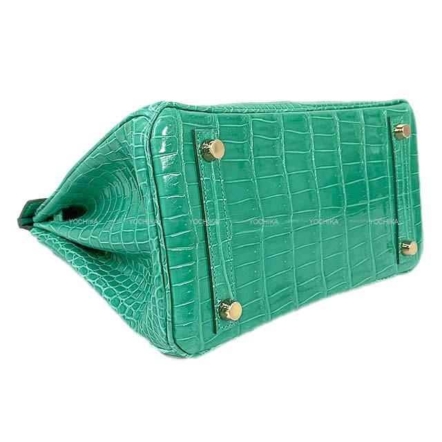 HERMES エルメス ハンドバッグ バーキン25 ヴェールジェイド