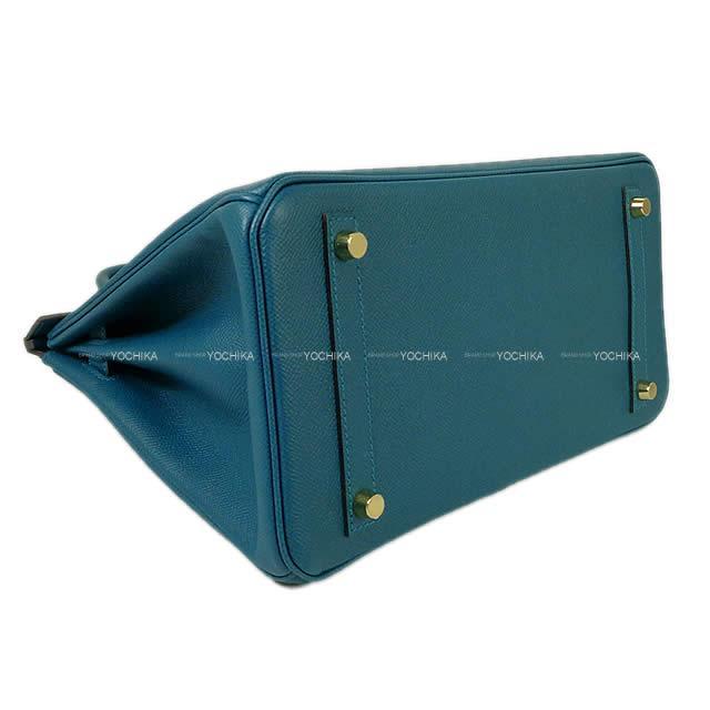 HERMES エルメス ハンドバッグ バーキン30 ヴェールボスフォール エプソン ゴールド金具 新品