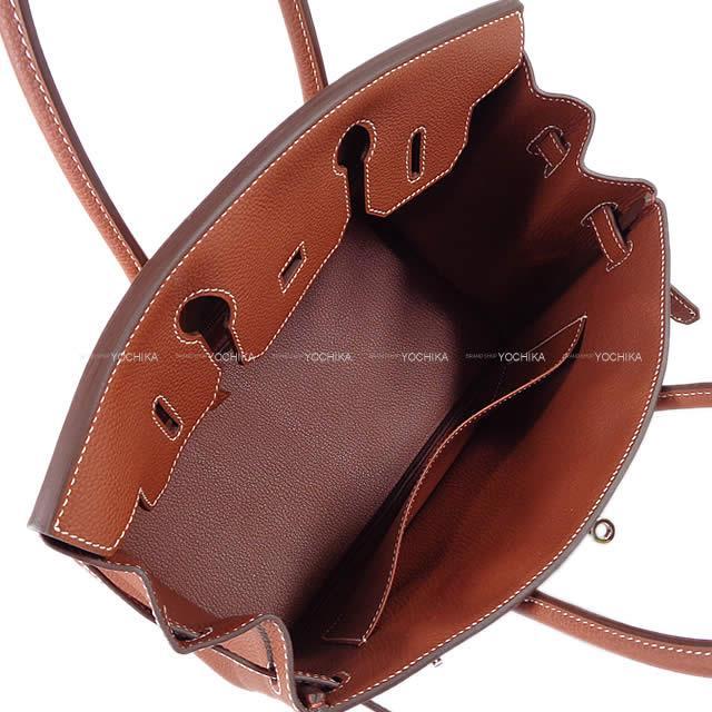 HERMES エルメス ハンドバッグ バーキン30 シエンヌ トゴ シルバー金具