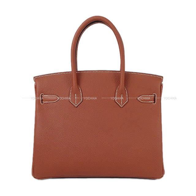 HERMES エルメス ハンドバッグ バーキン30 シエンヌ トゴ シルバー金具 新品未使用