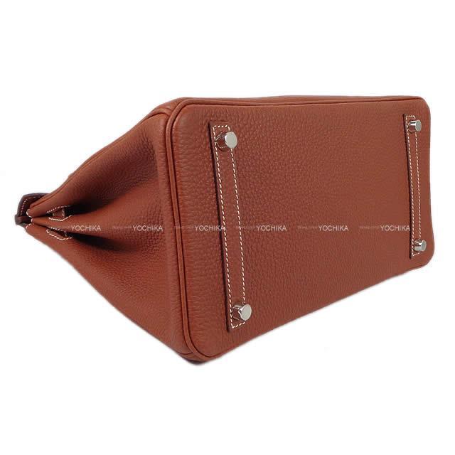 HERMES エルメス ハンドバッグ バーキン30 シエンヌ トゴ シルバー金具 新品未使用