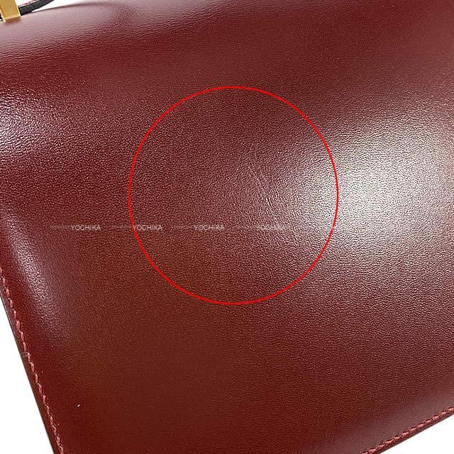 HERMES エルメス ショルダーバッグ コンスタンス3 ミニ 18 ルージュアッシュ ボックスカーフ ゴールド金具 新品未使用