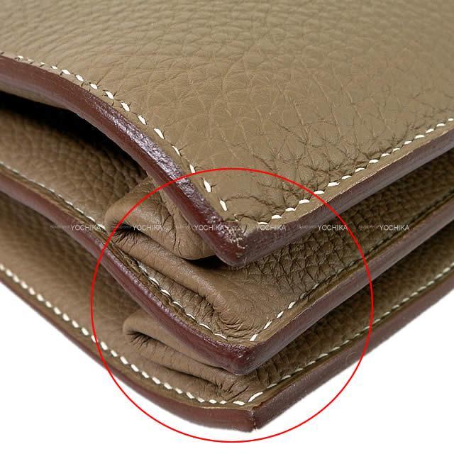 HERMES エルメス ブリーフケース "サックアデペッシュ 38" エトープ トゴ シルバー金具 新品未使用