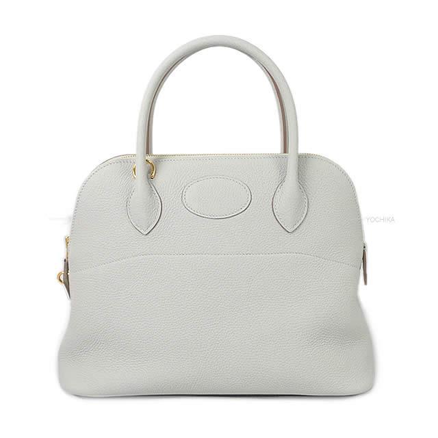 HERMES エルメス ショルダーバッグ ボリード31 グリスパール