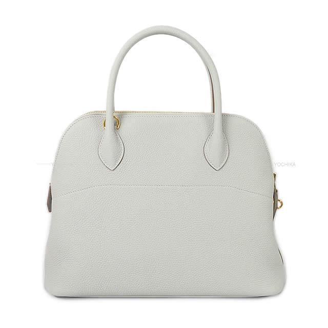 HERMES エルメス ショルダーバッグ ボリード31 グリスパール
