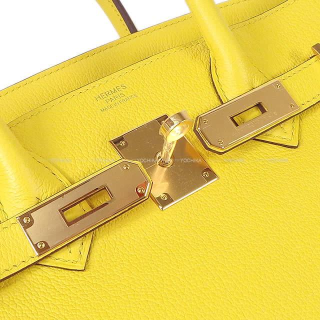 【恵比寿明治通り店】HERMES エルメス ハンドバッグ バーキン30 ジョーヌナプル トリヨンノヴィーヨ ゴールド金具 新品