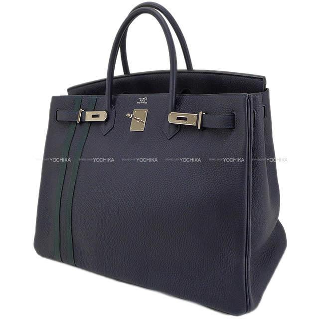 HERMES エルメス ハンドバッグ バーキン40 オフィサー(オフィシエ) ブルーニュイ 新品未使用