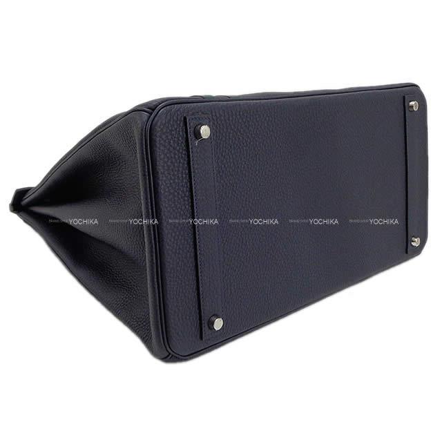 HERMES エルメス ハンドバッグ バーキン40 オフィサー(オフィシエ) ブルーニュイ 新品未使用