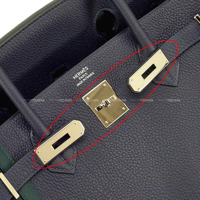 HERMES エルメス ハンドバッグ バーキン40 オフィサー(オフィシエ) ブルーニュイ 新品未使用