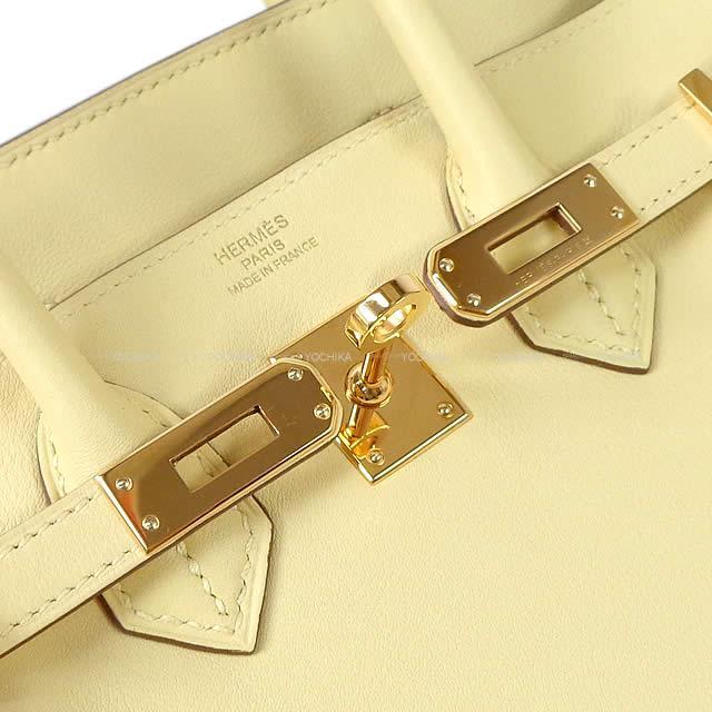 HERMES エルメス バーキン25 ジョーヌプッサン スイフト ゴールド金具 展示新品