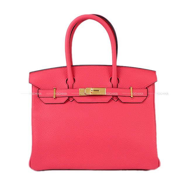 HERMES エルメス ハンドバッグ バーキン30 ローズエクストリーム(ローズエクストレーム) トリヨン ゴールド金具 新品