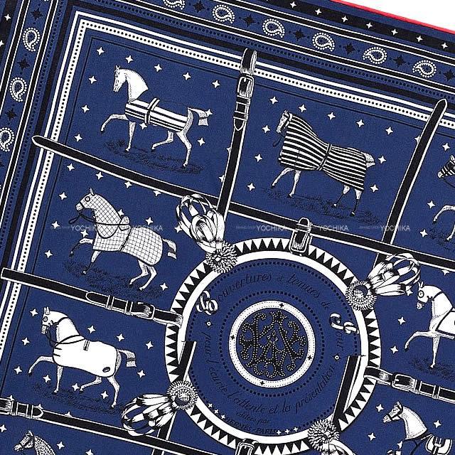 2020年 春夏 新作 HERMES エルメス バンダナ カレ55 "馬着" マリン 新品