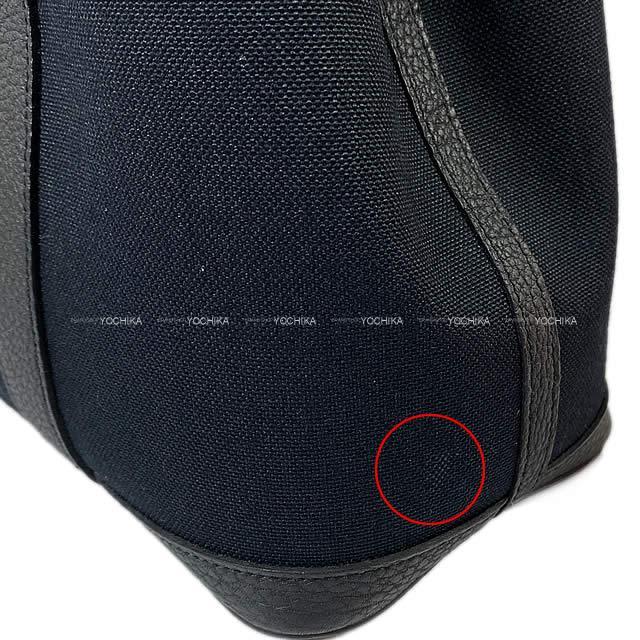 HERMES エルメス ガーデンパーティー 30 TPM 黒 トワル