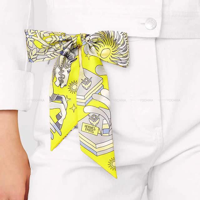2020年春夏 新作 HERMES エルメス ツイリー スカーフ "ペガサスの源泉" ジョーヌヴィフ 新品未使用